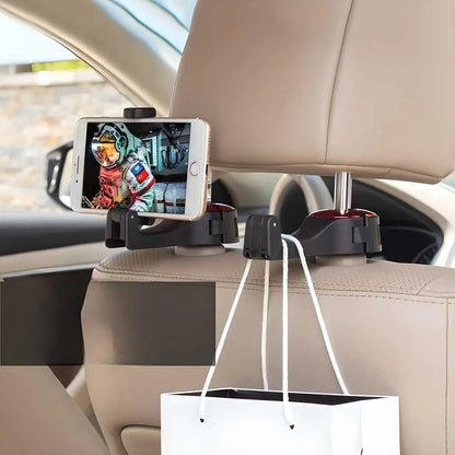 Car Seat Back Hooks with Phone Holder 927b2d-76