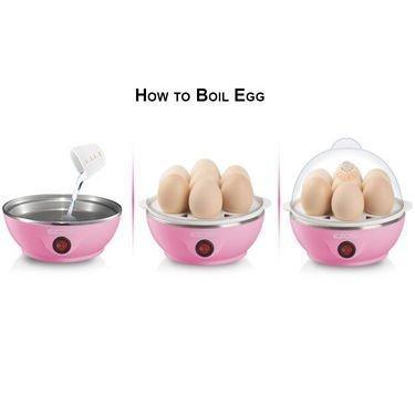 Egg Boiler-7 Egg Electric Boiler For Steaming, Cooking, Boiling and Frying 927b2d-76