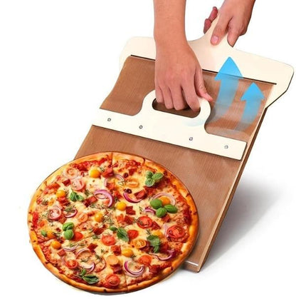 Wooden Pizza Paddle with Smooth Handle for Transfer The Pizza Crust 927b2d-76