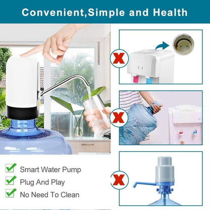 Automatic Stainless-Steel Plastic Drinking Portable Electric Switch Water Dispenser